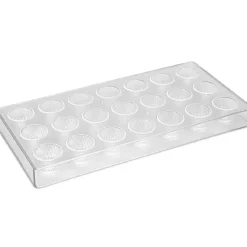 Städter Bonbonvorm Rond Geribbeld (21) Ø28mm* Bonbonvormen