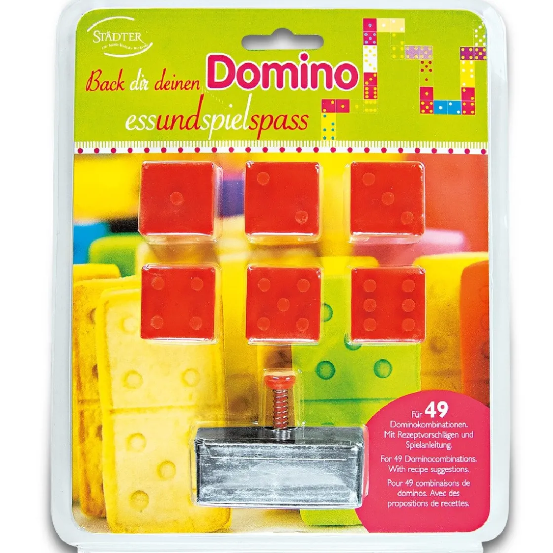 Städter Plunger Cutter Domino Verwisselbaar Set/14*** Figuur Stekers