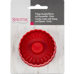 Städter Plunger Cutter Rond Gekarteld Ø6cm* Figuur Stekers