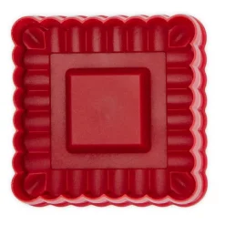 Städter Plunger Cutter Vierkant Gekarteld 6cm*** Figuur Stekers