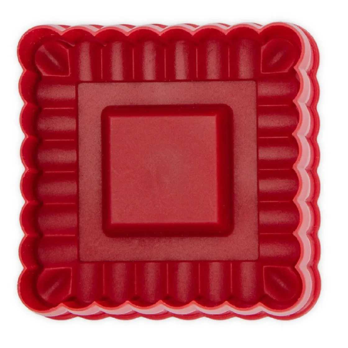 Städter Plunger Cutter Vierkant Gekarteld 6cm*** Figuur Stekers