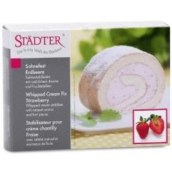 Städter Slagroomversteviger met Aardbei Smaak 125g* Hulpstoffen