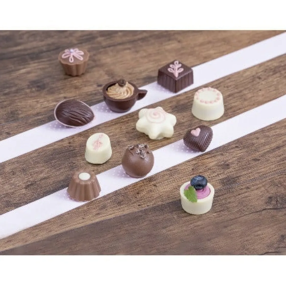 Städter Truffelkogel Melkchocolade (63x) Ø26mm* Chocolade Cups