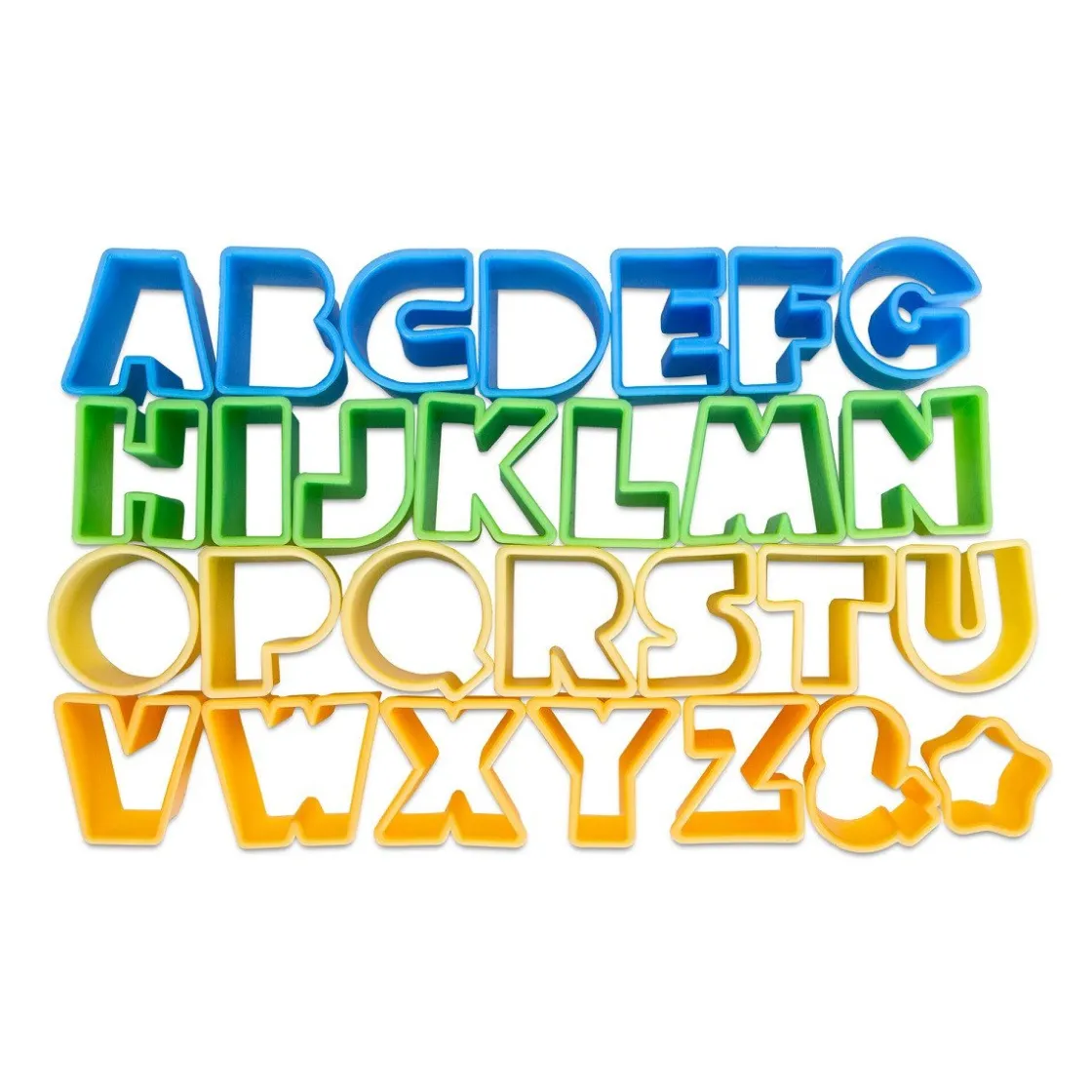 Städter Uitstekerset Alfabet 28-delig* Cijfer En Letter Stekers