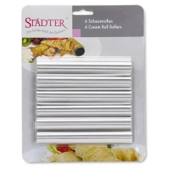 Städter Vulrollen RVS 14cm Set/6* Speciale Bakvormen