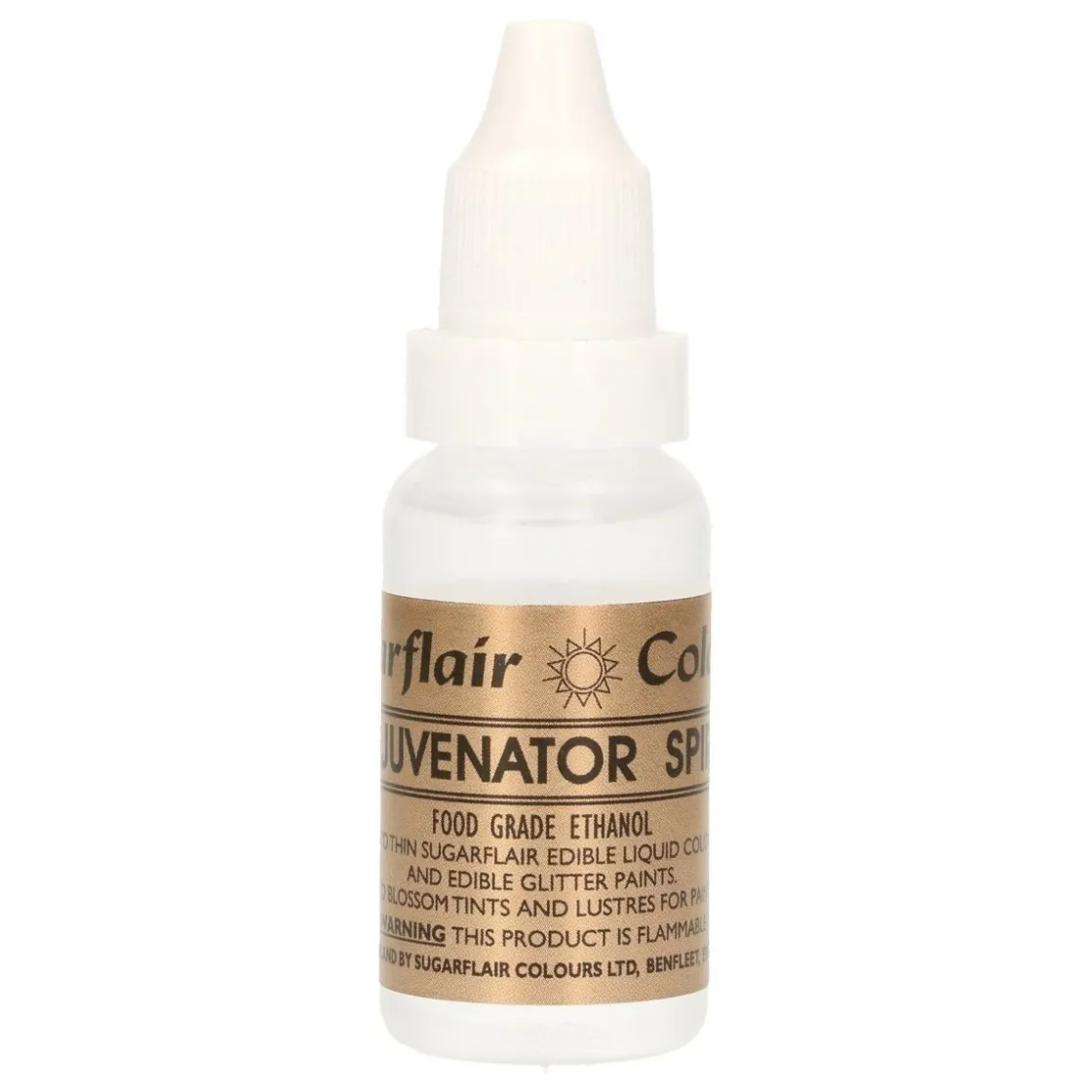 Sugarflair Rejuvenator Spirit Alcohol (Ethanol) 14ml.* Airbrush Kleurstoffen