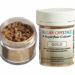 Sugarflair Suikerkristallen Goud 40g* Eetbare Strooisels