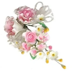 Overig Suikerbloem Boeket Roos Roze* Bloem Decoraties