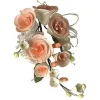 Overig Suikerbloem Boeket Rozen Perzik* Bloem Decoraties