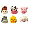 Decora Suikertie Boerderijdieren 4cm 6st.* Figuur Decoraties