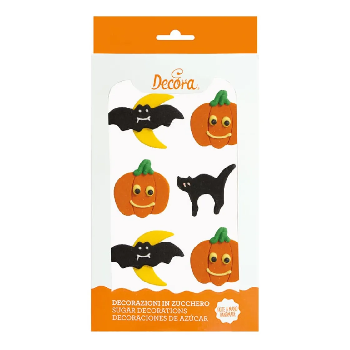 Decora Suikertie Halloween 3 cm 6 stuks* Figuur Decoraties