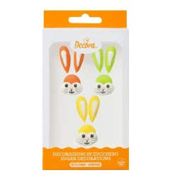 Decora Suikertie Konijn 3,5cm 3st.* Figuur Decoraties