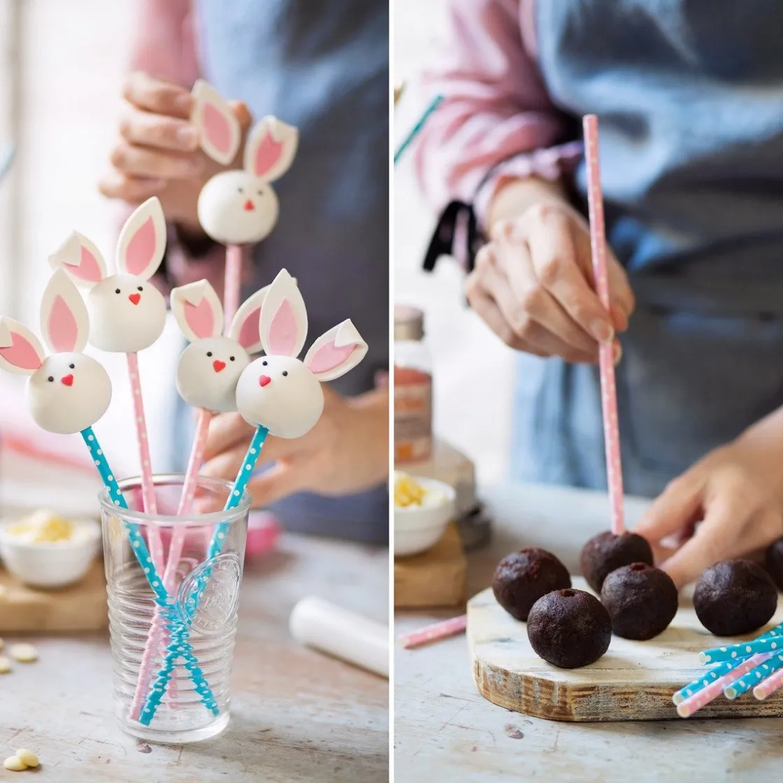 Decora Suikertie Maak een Konijn 2,5-5cm 10st.* Figuur Decoraties