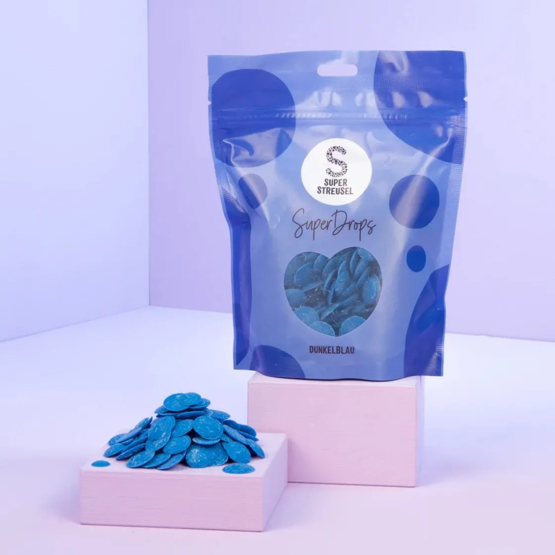 SuperStreusel SuperDrops Donkerblauw 300g* Candy Melts