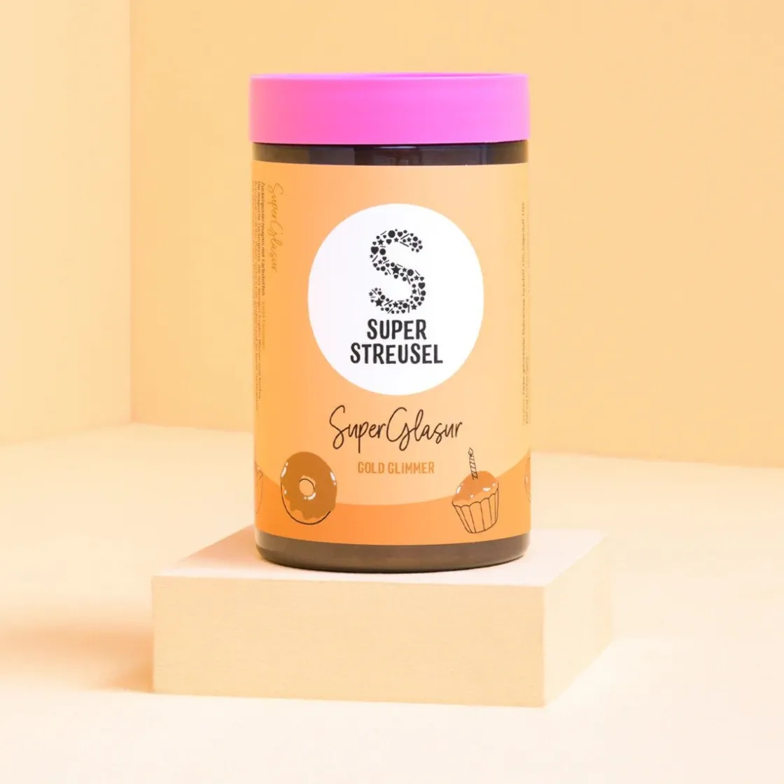 SuperStreusel SuperGlaze Goud Glimmend Poeder 175g* Glazuur