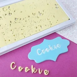 Sweet Stamp Cookie Letters & Cijfers Set* Stempels|Cijfer En Letter Stekers