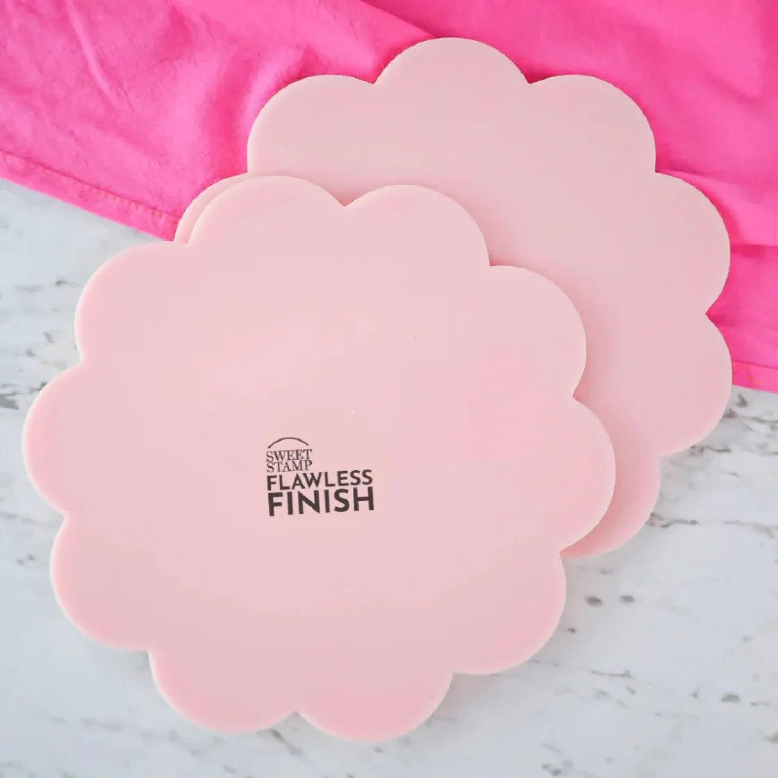 Sweet Stamp Flawless Botercreme Plaat Scallop Ø20cm Set/2* Smoothers