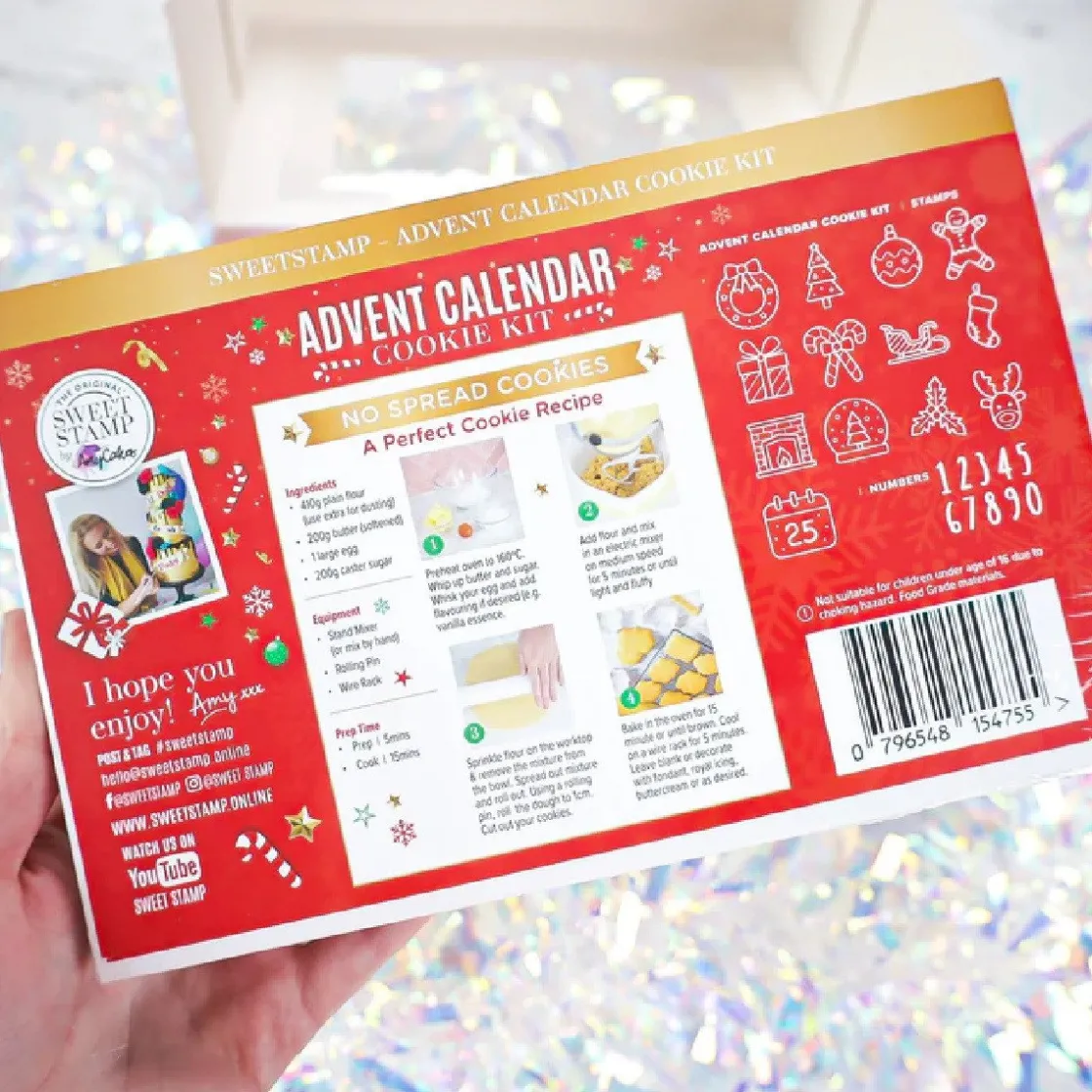 Sweet Stamp Kerst Adventskalender Set* Stempels|Cijfer En Letter Stekers