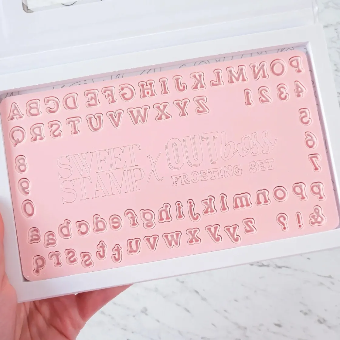 Sweet Stamp Outboss Frosting Letters & Cijfers Set* Stempels|Cijfer En Letter Stekers