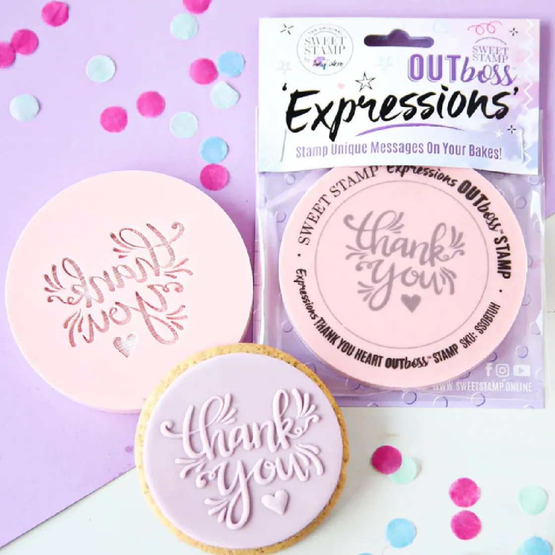 Sweet Stamp Outboss Thank You Heart* Stempels