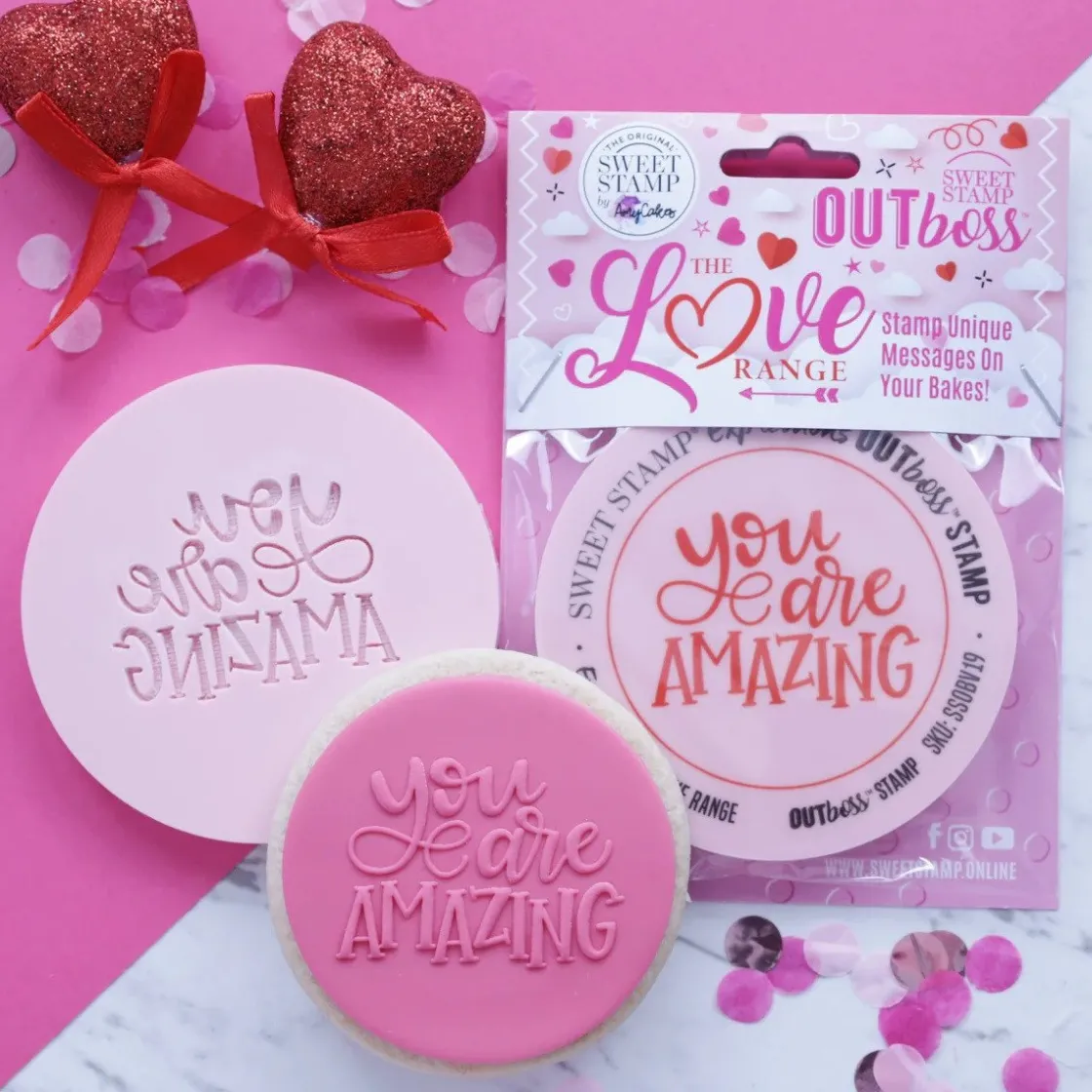 Sweet Stamp Outboss You Are Amazing*** Stempels