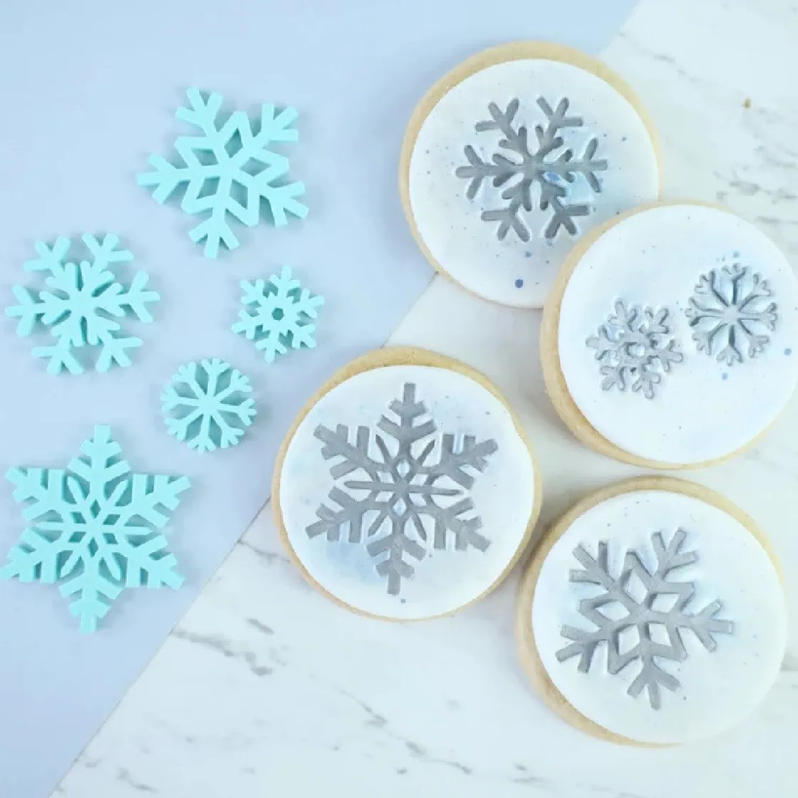 Sweet Stamp Snowflakes Elements* Stempels