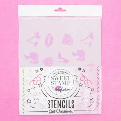Sweet Stamp Stencil Barbie 21,5x25cm* Sjablonen En Stencils