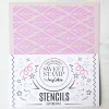 Sweet Stamp Stencil Marabou 21,5x25cm* Sjablonen En Stencils