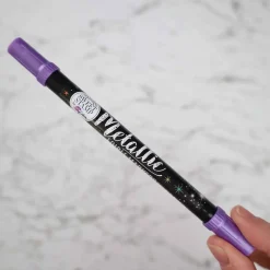 Sweet Stamp Stift Eetbare Inkt Dubbelzijdig Metallic Paars* Eetbaar Schrijven