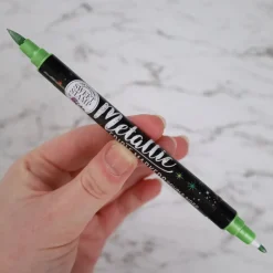 Sweet Stamp Stift Eetbare Inkt Dubbelzijdig Metallic Groen* Eetbaar Schrijven