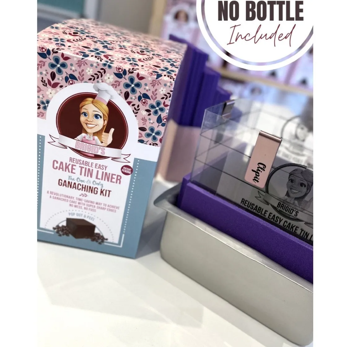 Brigids Cake Room Taart Coating Kit Vierkant Set/3*** Smoothers