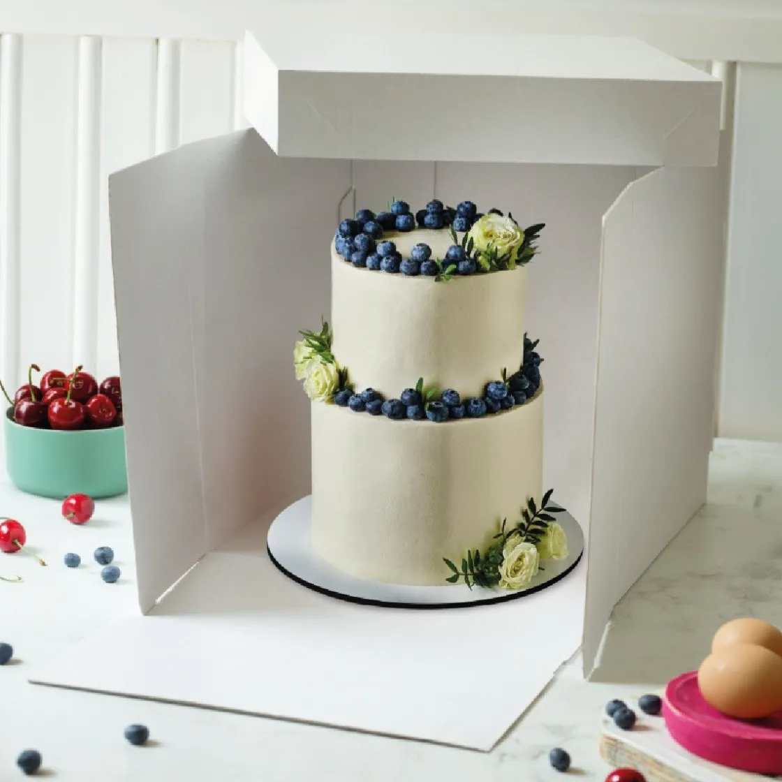 Decora Taartdoos 30,5x30,5x25cm* Taartdozen