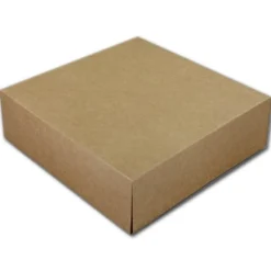 BrandNewCake Taartdoos 25x25x8cm. Kraft 50st* Taartdozen