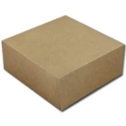 BrandNewCake Taartdoos 19x19x8cm. Kraft 50st* Taartdozen