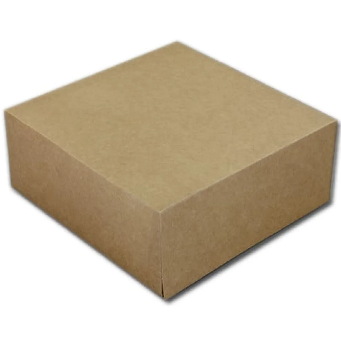 BrandNewCake Taartdoos 19x19x8cm. Kraft 50st* Taartdozen