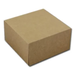 BrandNewCake Taartdoos 15x15x8cm. Kraft 50st* Taartdozen