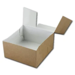 BrandNewCake Taartdoos 15x15x8cm. Kraft 50st* Taartdozen