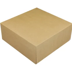 BrandNewCake Taartdoos 25x25x10cm. Kraft 50st* Taartdozen