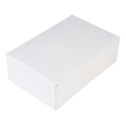 BrandNewCake Taartdoos 24x16x8cm. Wit 50st* Taartdozen