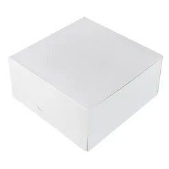 BrandNewCake Taartdoos 21x21x10cm. Wit 3st* Taartdozen