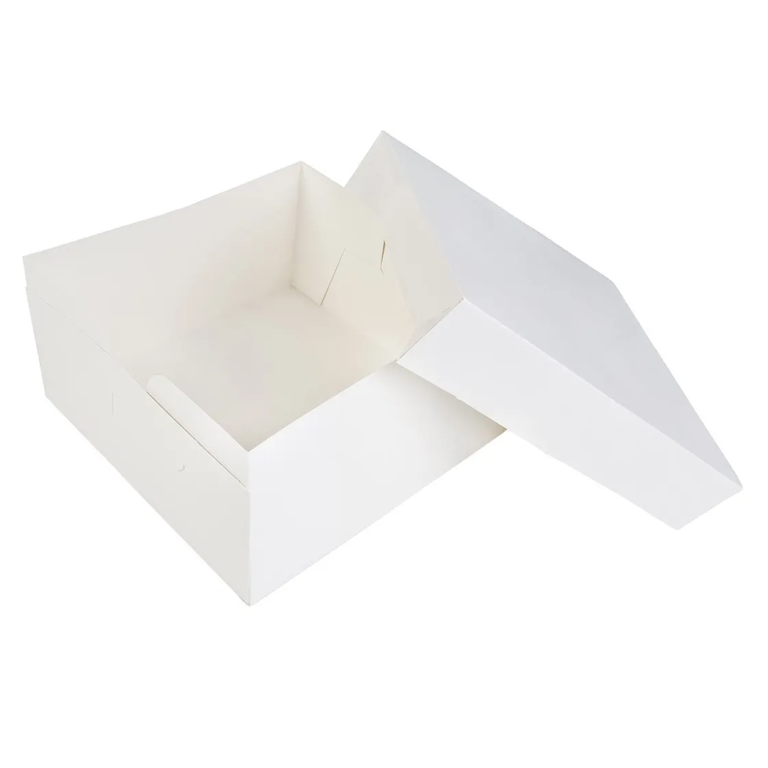 BrandNewCake Taartdoos 30x30x15cm. Wit 50st* Taartdozen