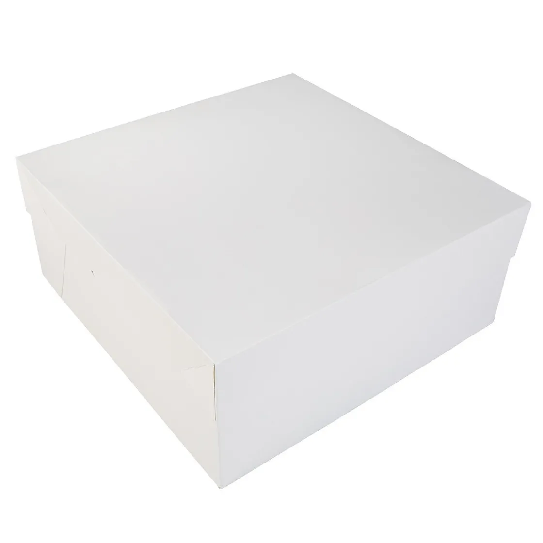 BrandNewCake Taartdoos 35x35x15cm. Wit 50st* Taartdozen