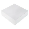 BrandNewCake Taartdoos 25x25x8cm. Wit 50st* Taartdozen