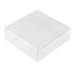 BrandNewCake Taartdoos 15x15x5cm. Wit 3st* Taartdozen