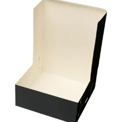 BrandNewCake Taartdoos 21x21x5cm. Zwart 3st* Taartdozen