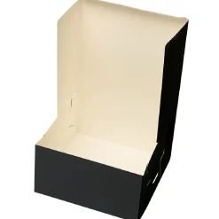 BrandNewCake Taartdoos 15x15x8cm. Zwart 50st* Taartdozen