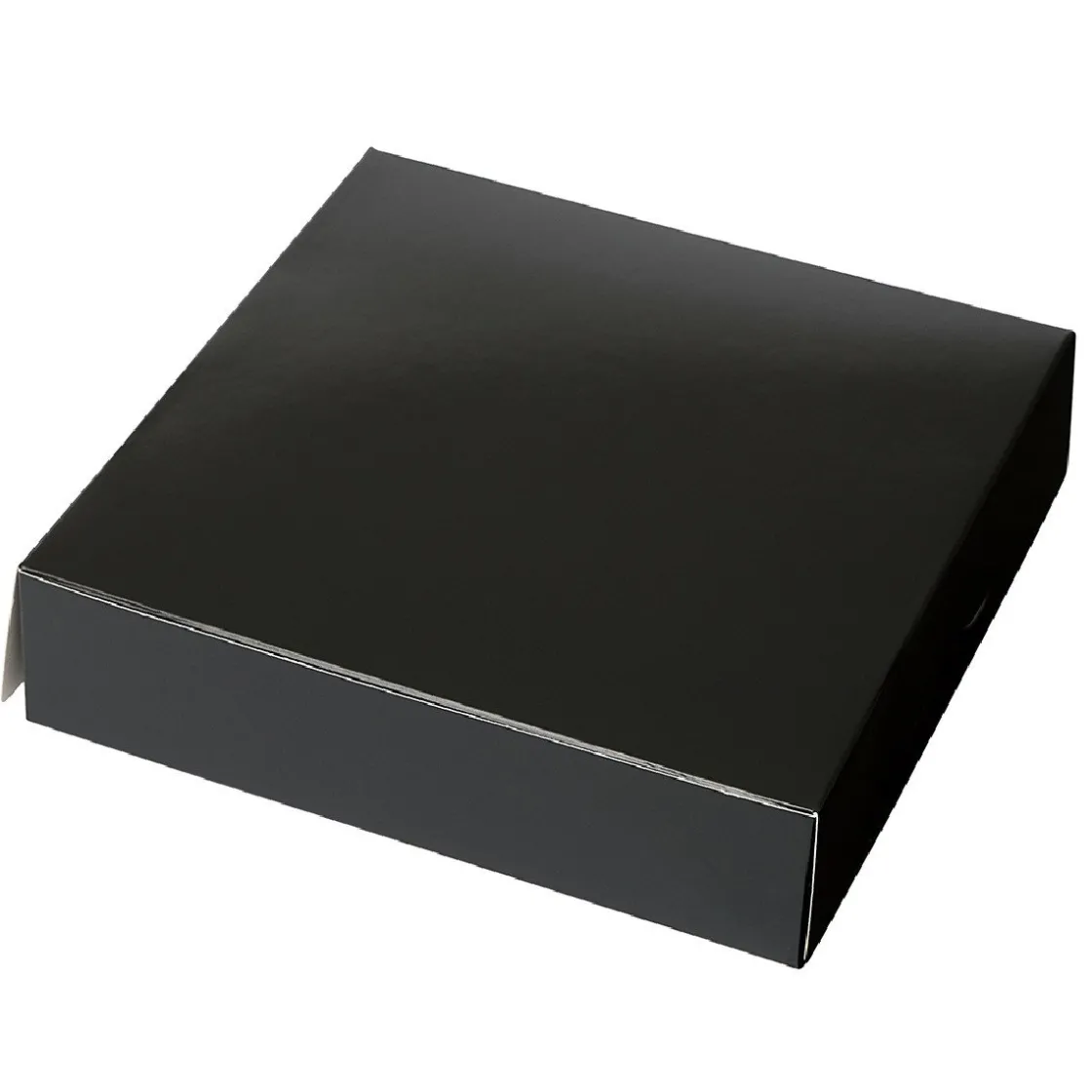 BrandNewCake Taartdoos 19x19x8cm. Zwart 3st* Taartdozen