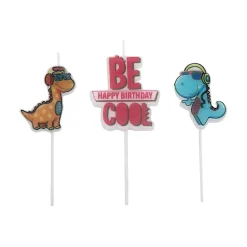 Overig Taartkaarsje Happy Birthday Dino's*** Kaarsjes En Vuurwerk