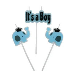 Overig Taartkaarsjes Geboorte It's a Boy*** Kaarsjes En Vuurwerk