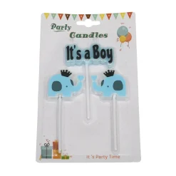 Overig Taartkaarsjes Geboorte It's a Boy*** Kaarsjes En Vuurwerk